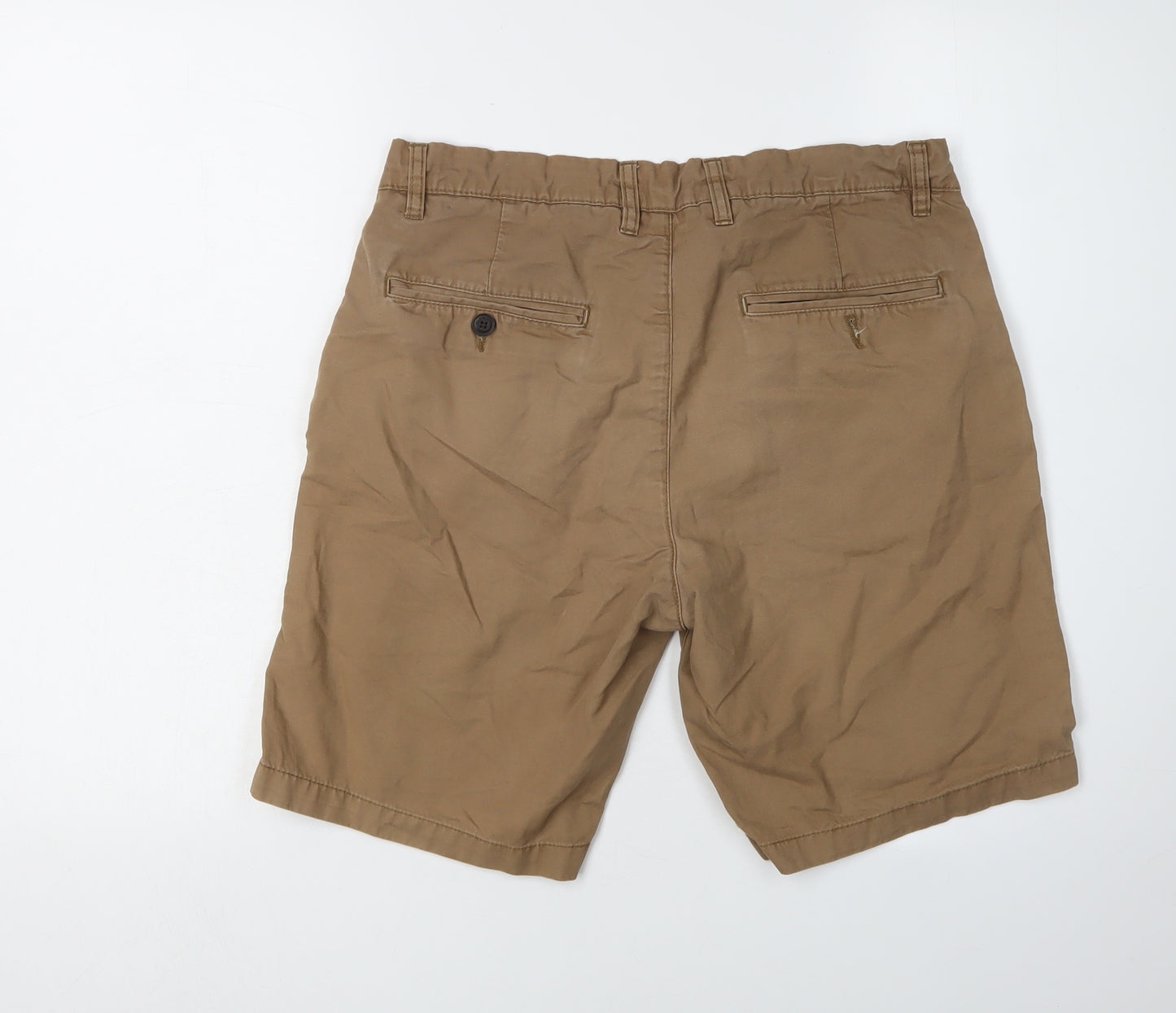 H&M Men's Brown Chino Shorts M Size 30