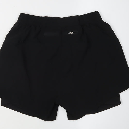 ARSUXEO Men's Black Athletic Running Shorts M
