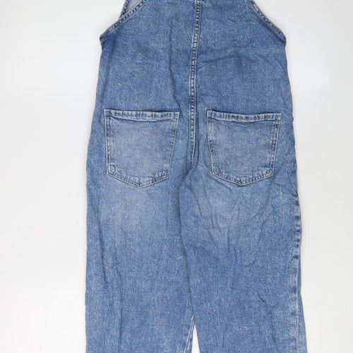 H&M Blue Denim Dungaree Girls 9-10 Years Casual