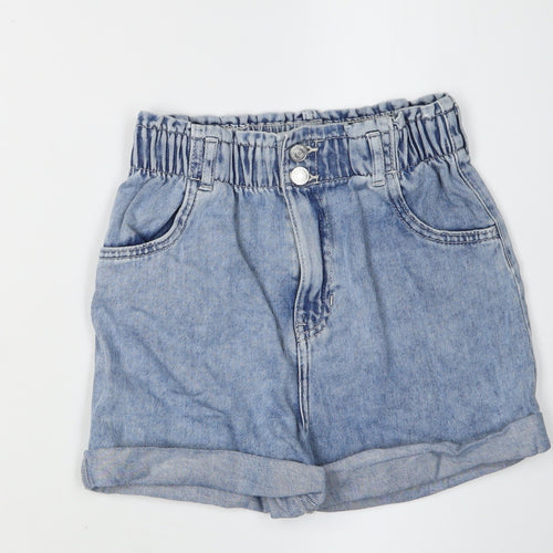 &Denim Girls Blue Denim Shorts, Casual Summer, 9-10 Years