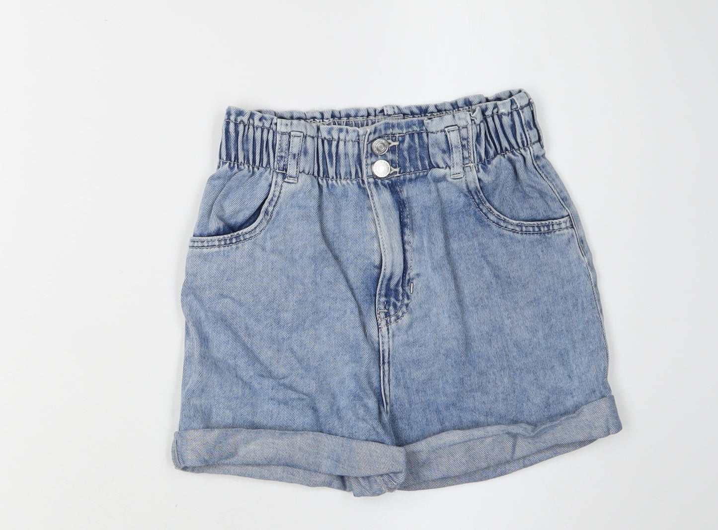 &Denim Girls Blue Denim Shorts, Casual Summer, 9-10 Years