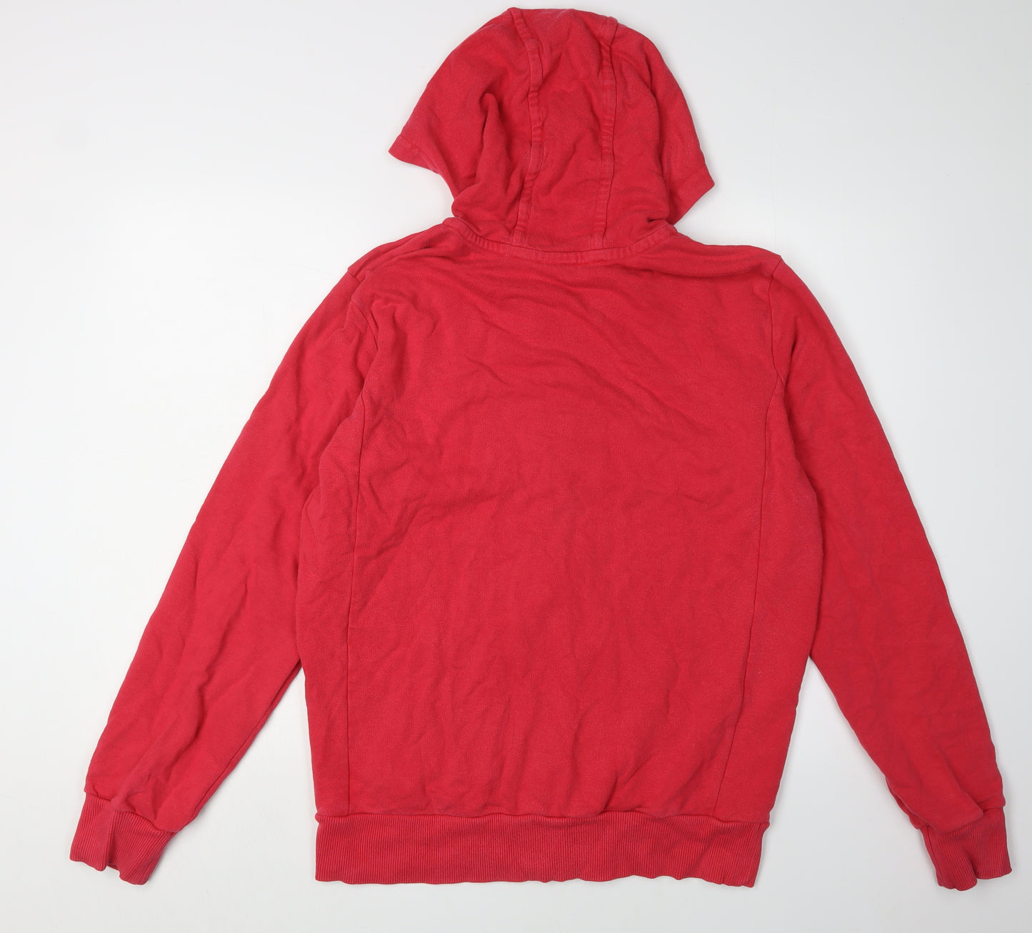 Nike Unisex Red Full Zip Hoodie - Size 18