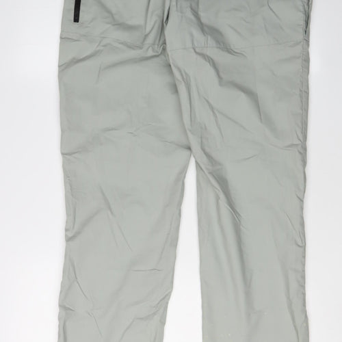 Rohan Men's Grey Cargo Trousers Size 34 Zip Pockets