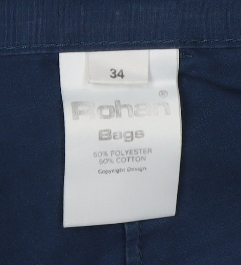 Rohan Men's Blue Cargo Trousers, Size 34