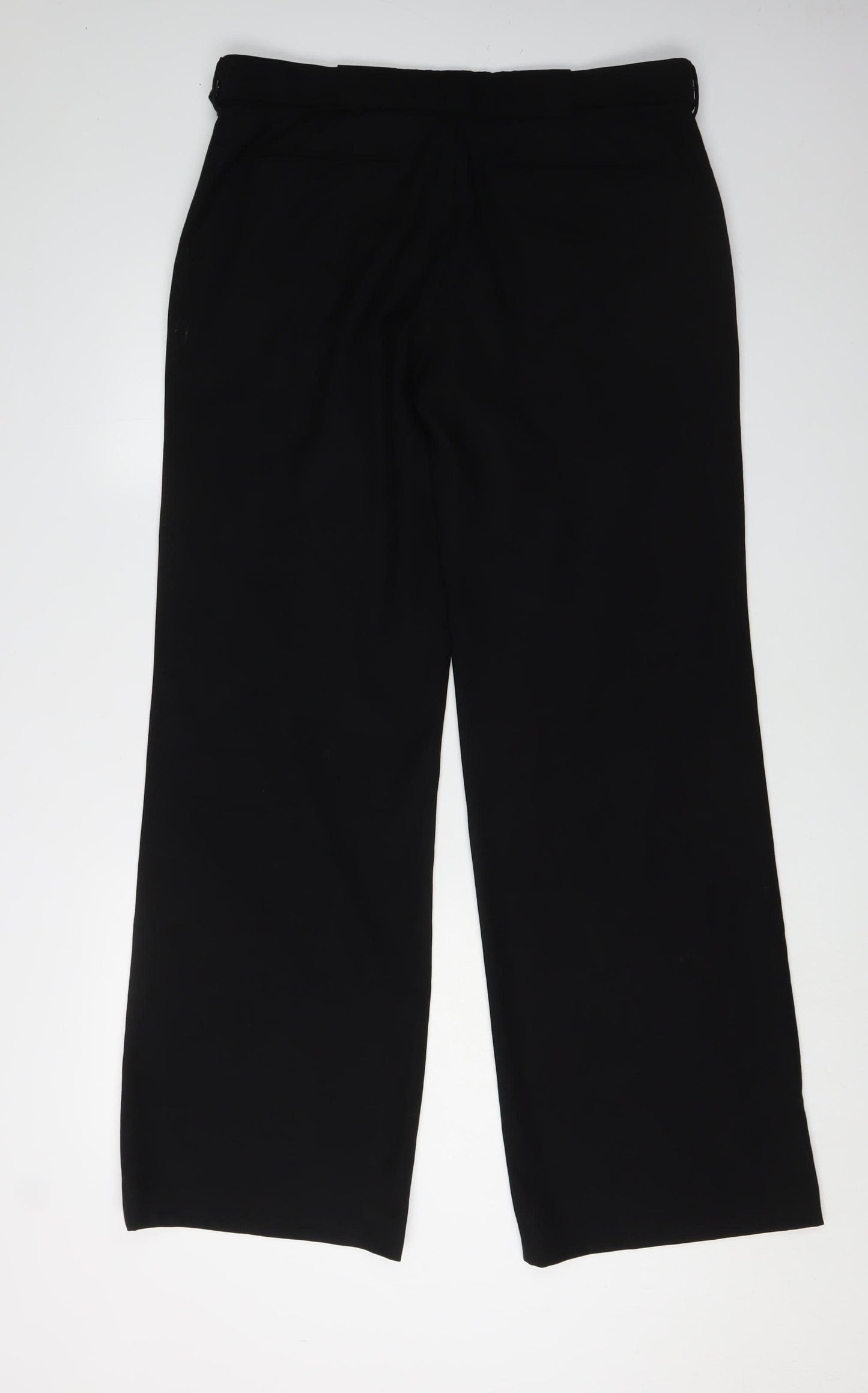 All Saints Women's Black Wool Trousers Size 14