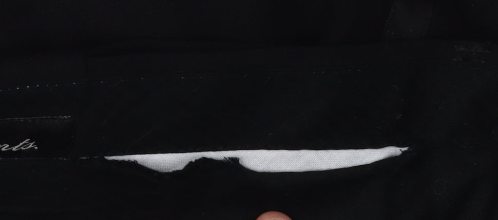 All Saints Women's Black Wool Trousers Size 14