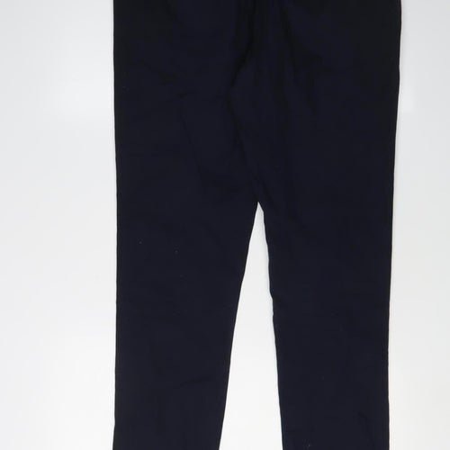ASOS DESIGN Men's Black Regular Fit Trousers