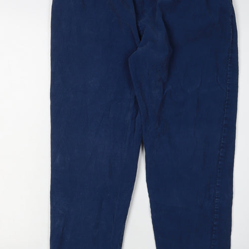 Seasalt Women's Blue Corduroy Trousers Size 12
