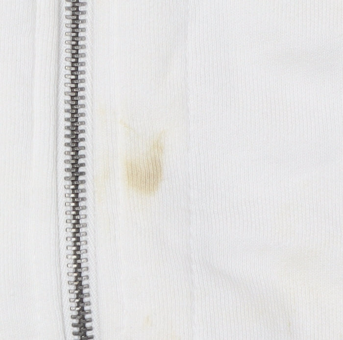 Polo Ralph Lauren Men's White Full Zip Hoodie XL