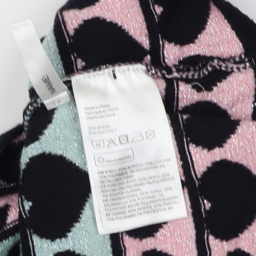 H&M Girls Multicoloured Heart Skort 6 Years A-Line Knit