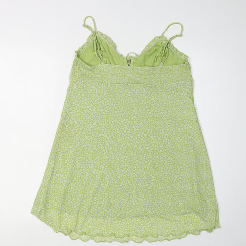 American Eagle Green Floral Slip Dress, Size M, Women's