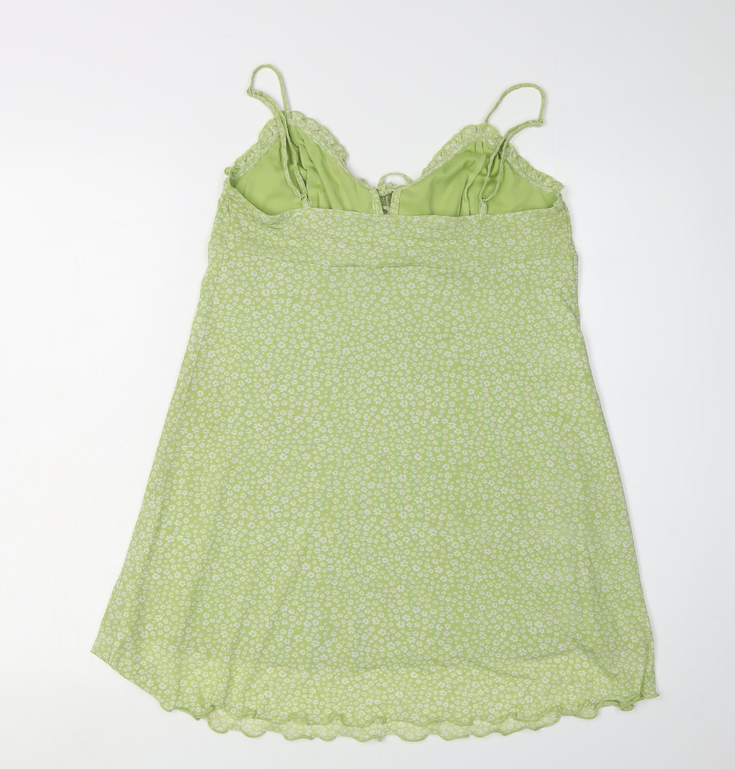 American Eagle Green Floral Slip Dress, Size M, Women's