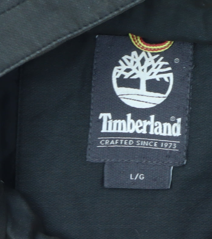 Timberland Men's Black Puffer Jacket Large