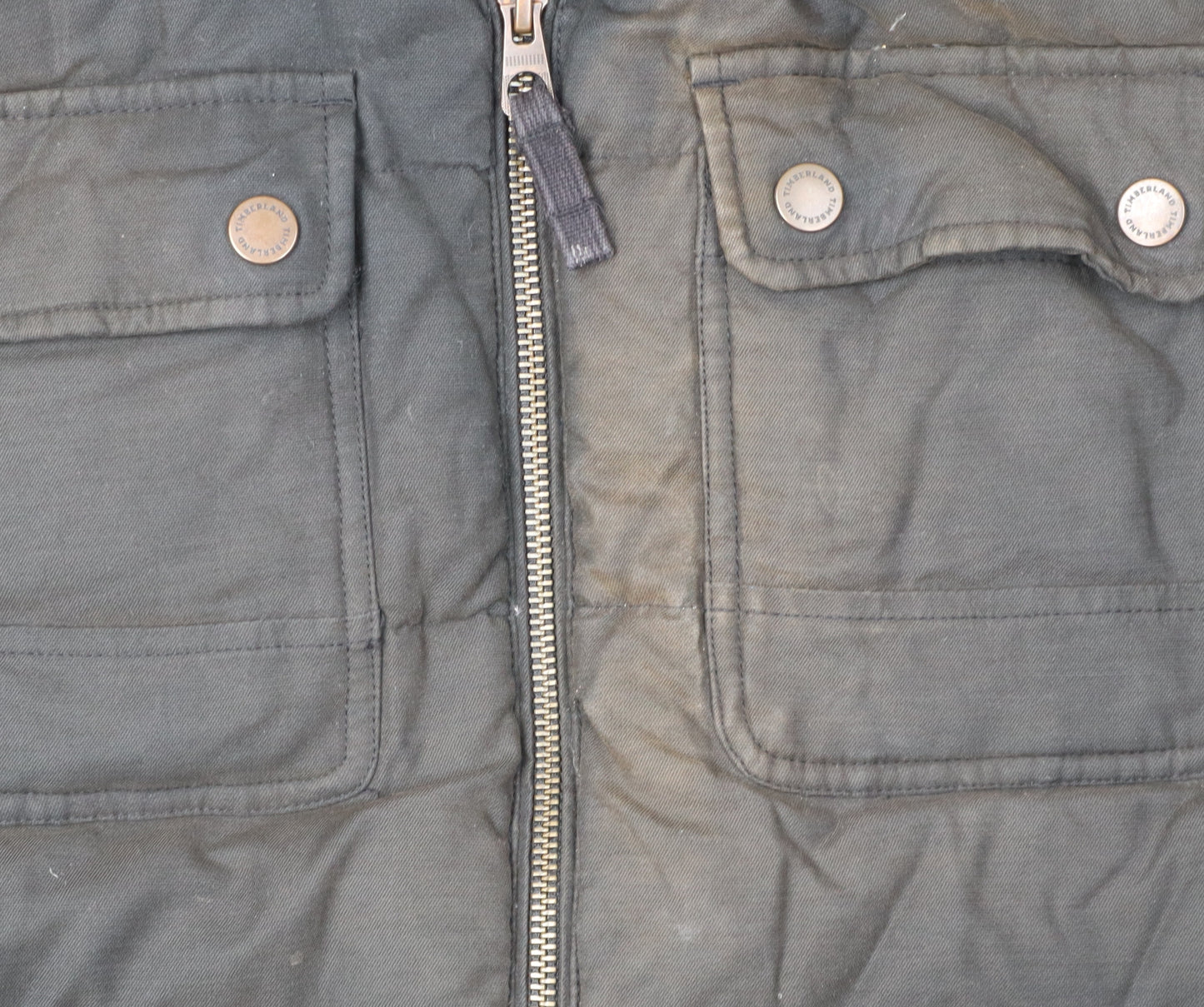 Timberland Men's Black Puffer Jacket Large