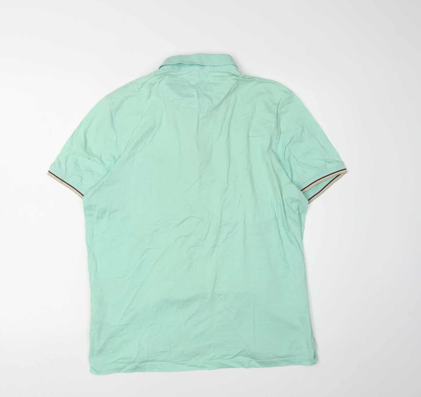 Ted Baker Men's Green Polo Shirt Size L