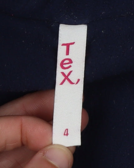 Tex Girls Red Puffer Jacket - 4 Years, Winter, Hooded