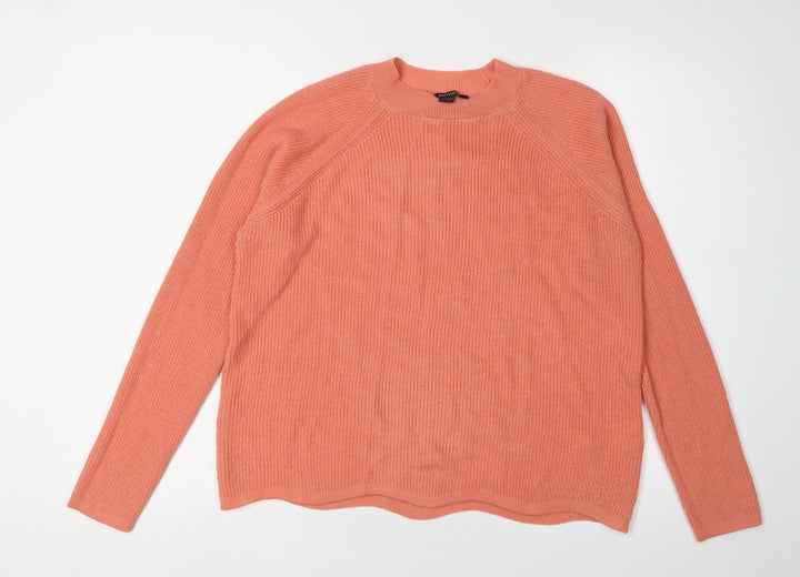 Esmara Women's Pink Crew Neck Pullover Jumper S
