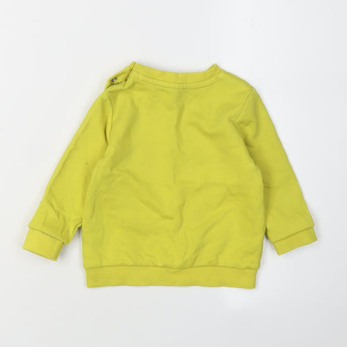 Unisex Yellow Mr. Men Pullover Jumper 6-9 Months