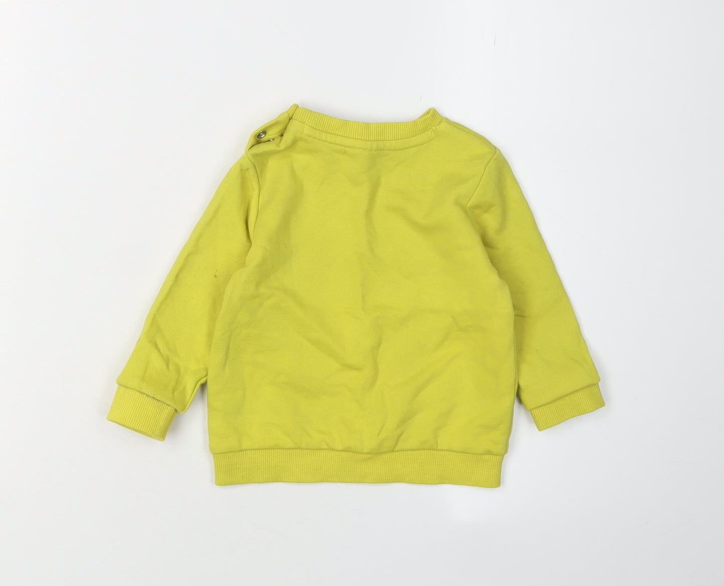 Unisex Yellow Mr. Men Pullover Jumper 6-9 Months