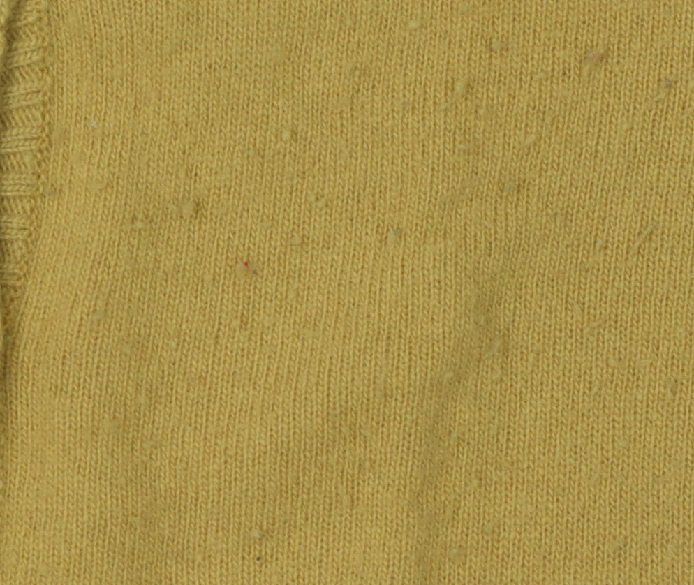 White Stuff Women's Yellow Cardigan Size 12, Lambswool Blend