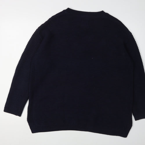 Country Rose Women's Black Knit Pullover Jumper L