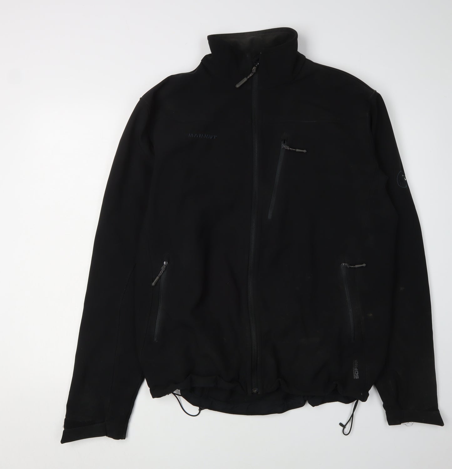 Mammut Men's Black L Soft Shell Windbreaker Jacket