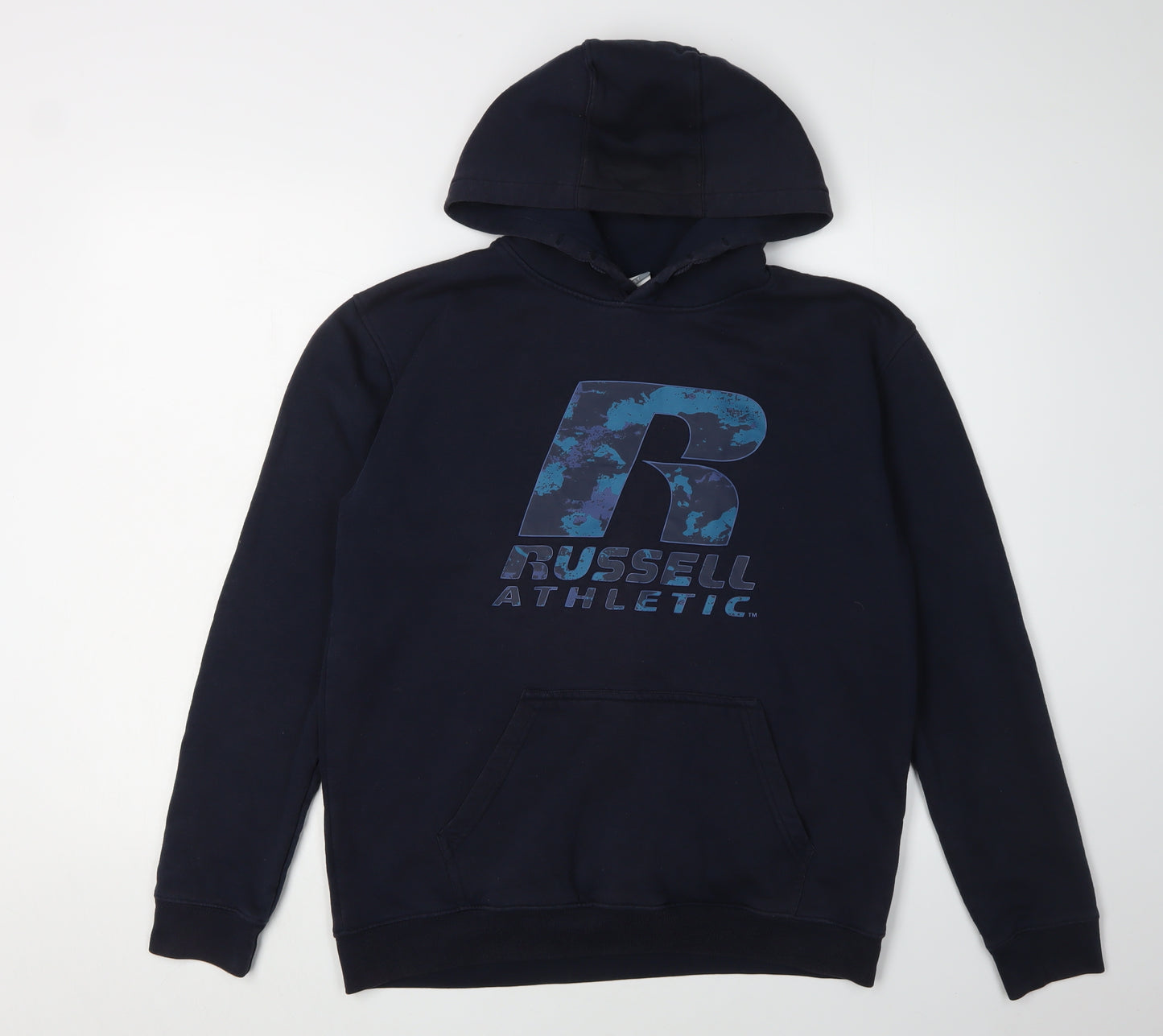Russell Athletic Boys Blue Pullover Hoodie 14-15 Years