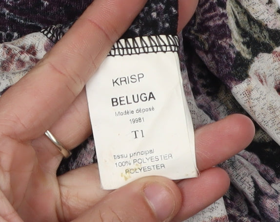 Krisp Women's Multicoloured Floral Tunic, Size S