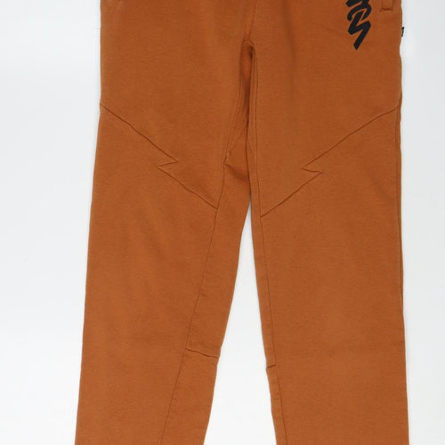 Jordan Boys Brown XL Jogger Trousers with Elastic Waist