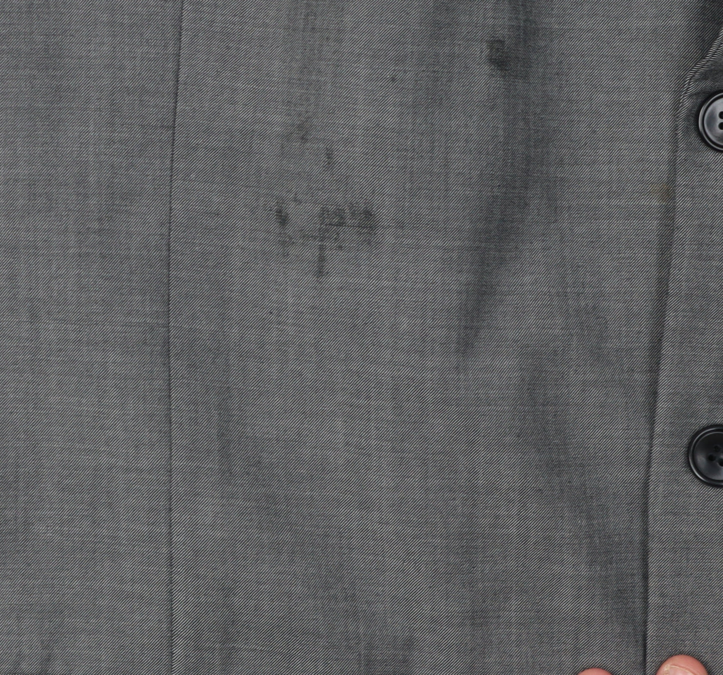 Marks and Spencer Men's Grey Blazer, 48 Long, Wool, Formal Attire