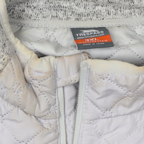 Trespass Women's Grey Quilted Jacket 3XL Outdoor Casual