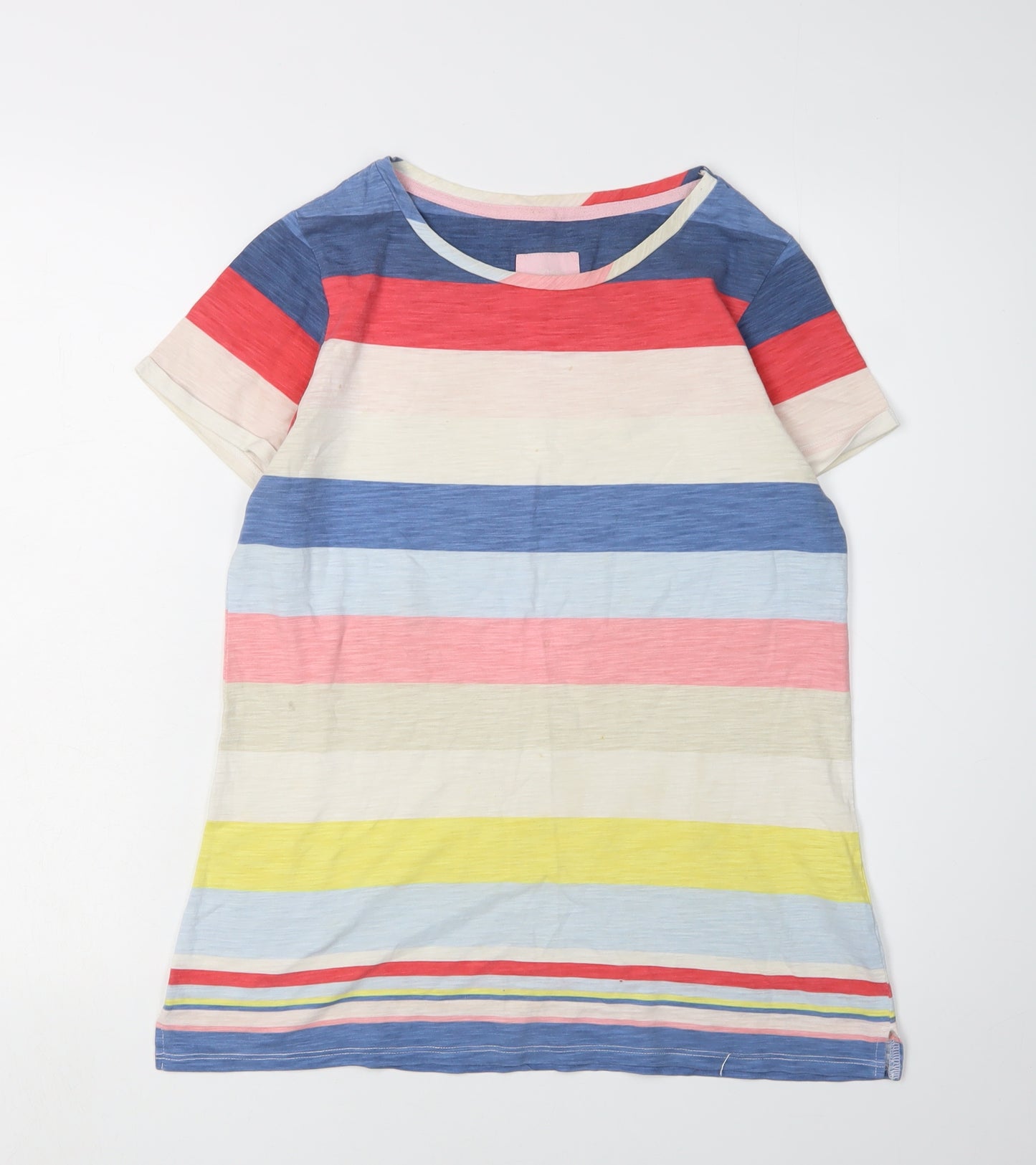 Joules Women's Multicoloured Striped T-Shirt, Size 12