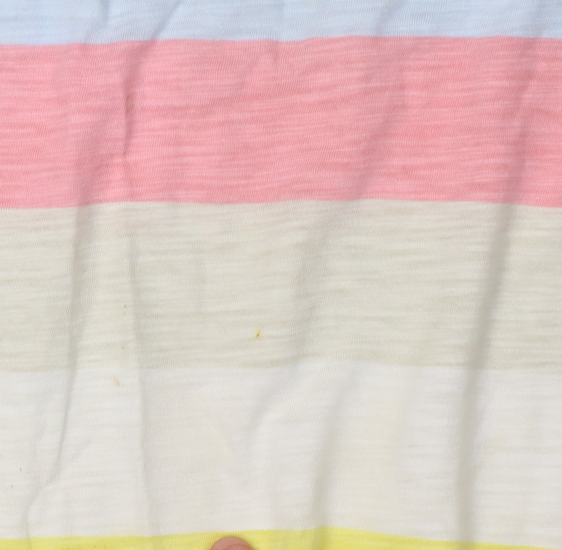 Joules Women's Multicoloured Striped T-Shirt, Size 12