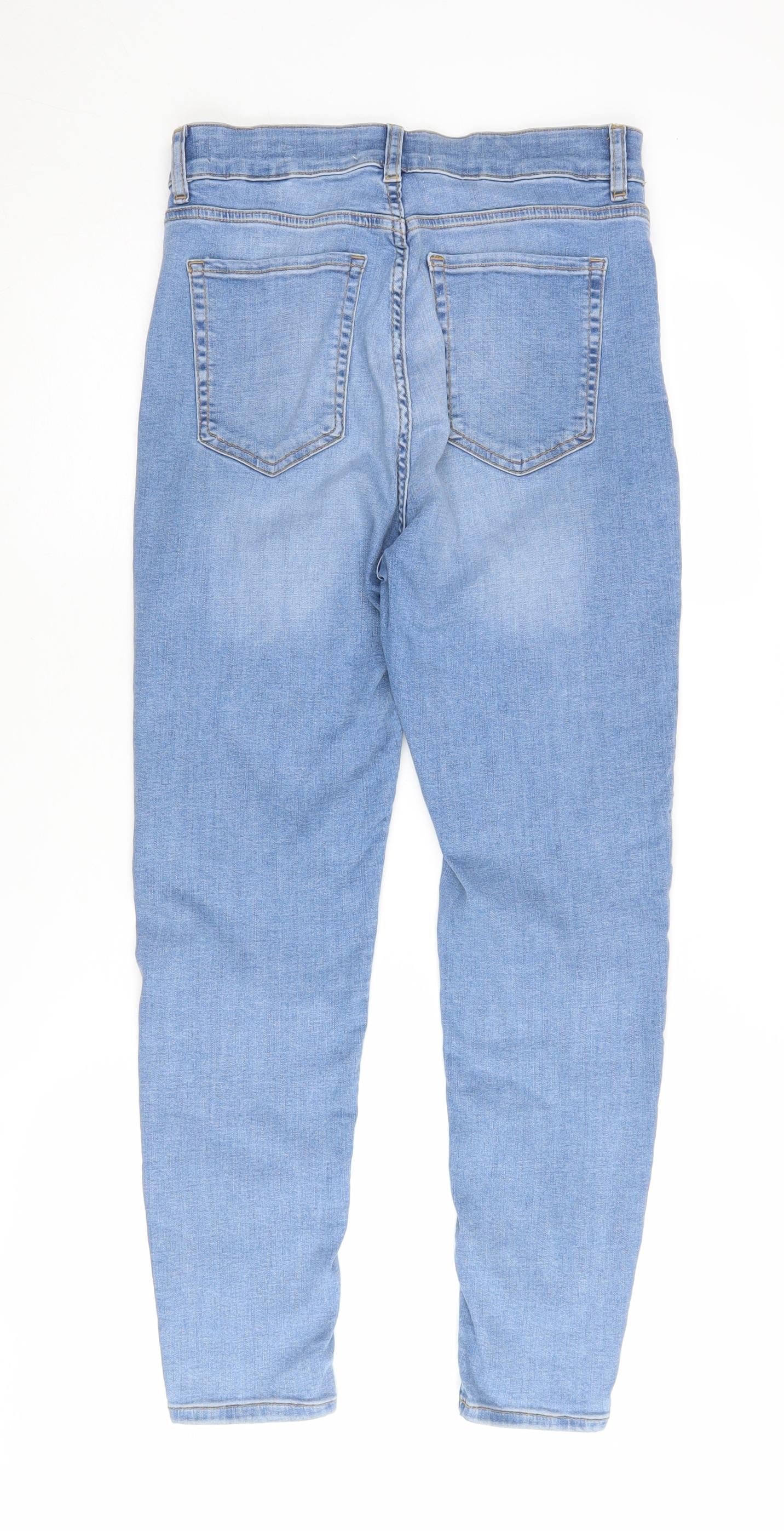 Marks & Spencer Women's Blue Skinny Jeans Size 12
