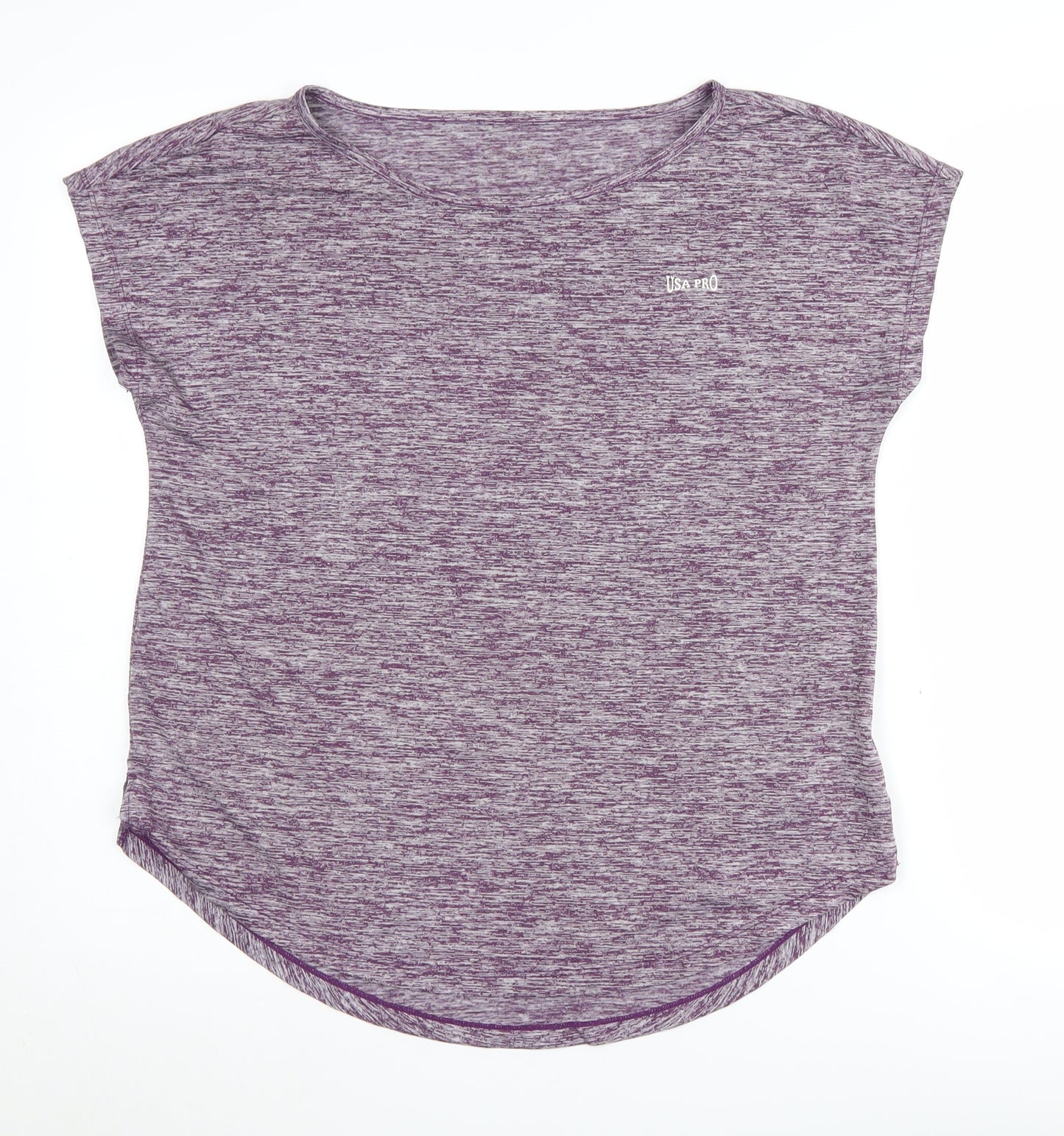 USA Pro Women's Purple Gym Top Size 10