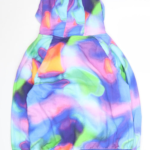 Next Girls Multicoloured Cotton Pullover Hoodie, 12 Years