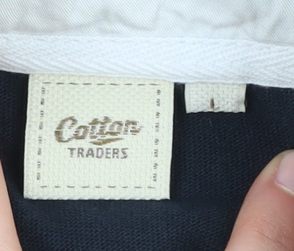 Cotton Traders Men's Large Black Pullover Sweatshirt