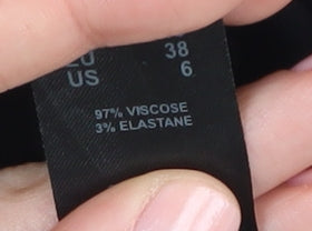 ASOS Women's Black Sleeveless Tank Top Size 10