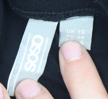 ASOS Women's Black Sleeveless Tank Top Size 10