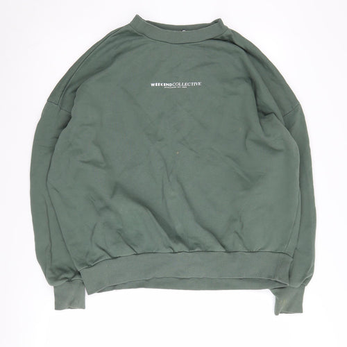 ASOS DESIGN Green Women's Sweatshirt Size 8