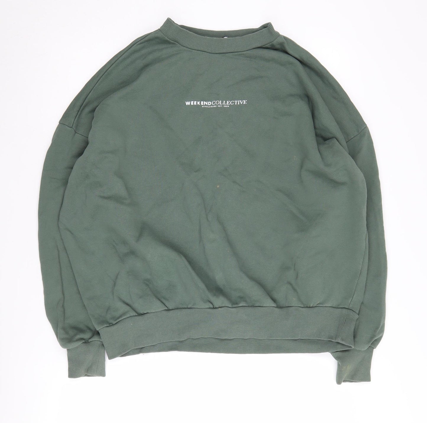 ASOS DESIGN Green Women's Sweatshirt Size 8