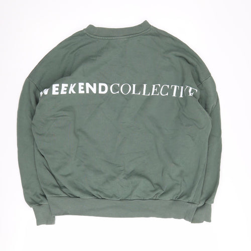 ASOS DESIGN Green Women's Sweatshirt Size 8