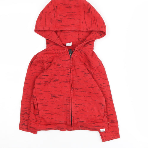 Gap Boys Red Full Zip Hoodie 4 Years
