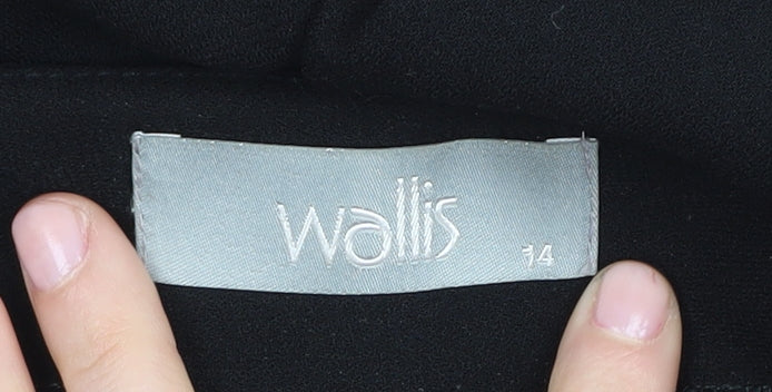 Wallis Women's Black Trousers Size 14 Regular