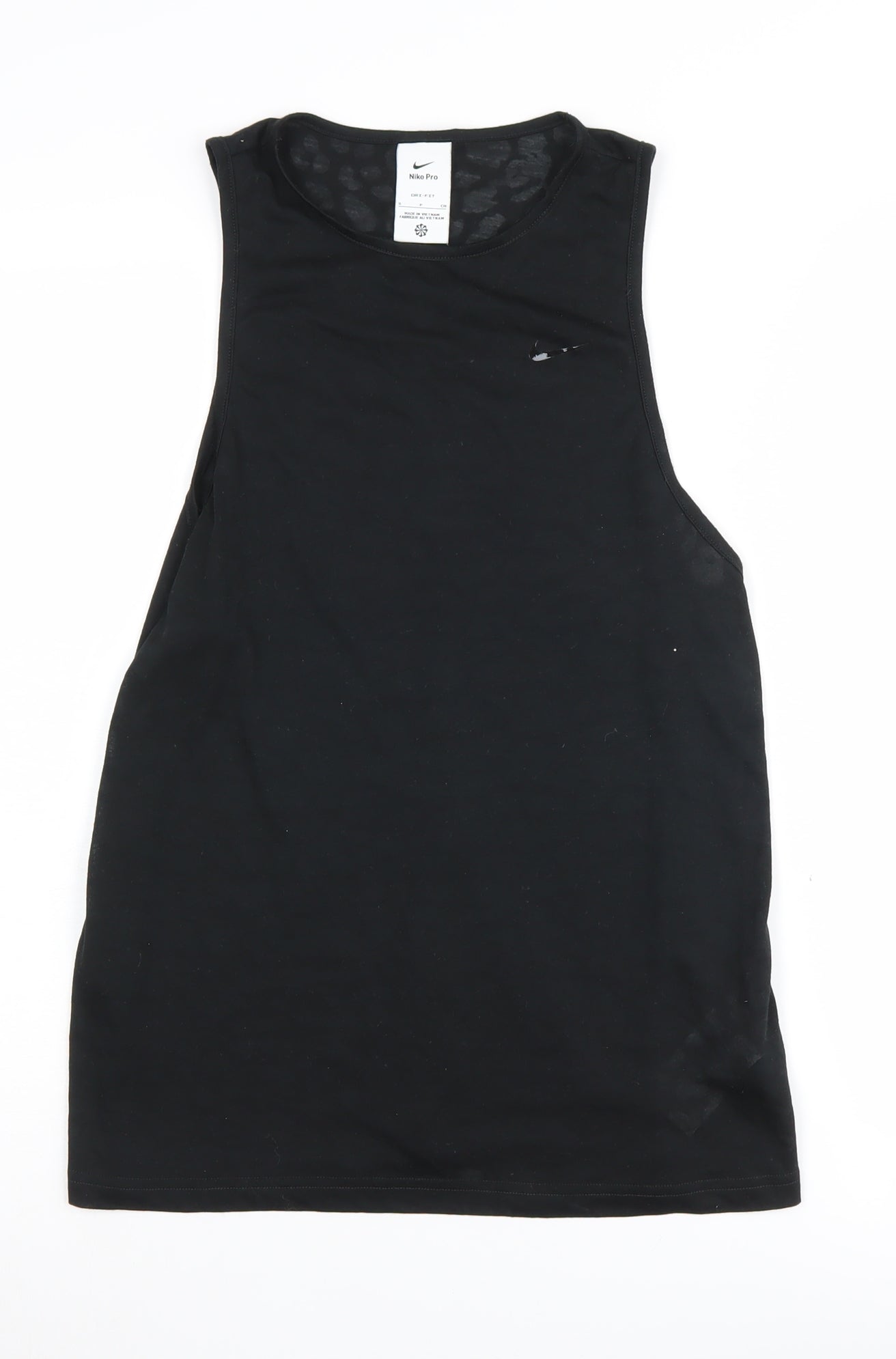 Nike Women's Black Tank Top, Gym & Training, S