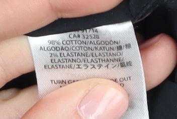 Armani Exchange Black Men's Large Button-Up Shirt