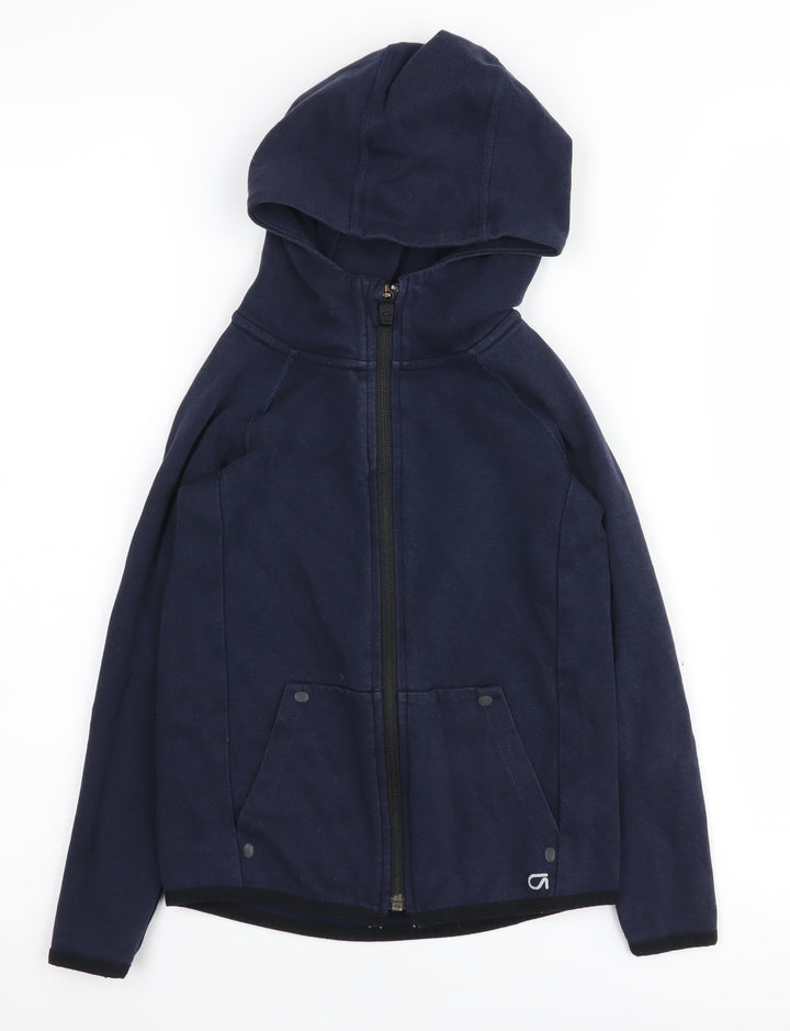 Gap Girls Blue Full Zip Hoodie Size 5 Years