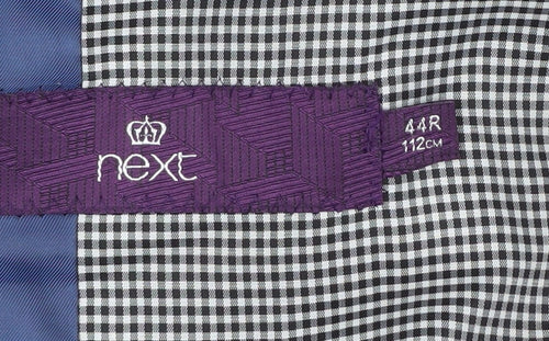 Next Men's Grey Single-Breasted Blazer - Size 44R