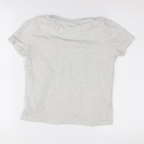 U.S. Polo Assn. Boys Grey Graphic T-Shirt, Size 8-9 Years