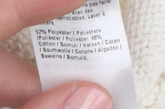 River Island Women’s White Knit A-Line Skirt - Size S